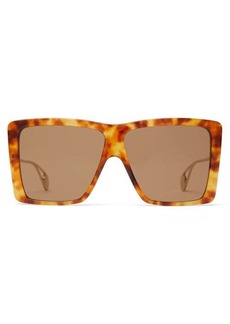 Gucci Eyewear - Oversized Square Acetate Sunglasses - Mens - Tortoiseshell