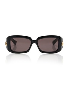 Gucci - Square-Frame Acetate Sunglasses - Black - OS - Moda Operandi