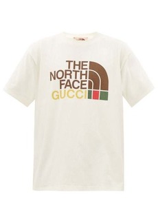Gucci - X The North Face Cotton-jersey T-shirt - Mens - Black Yellow