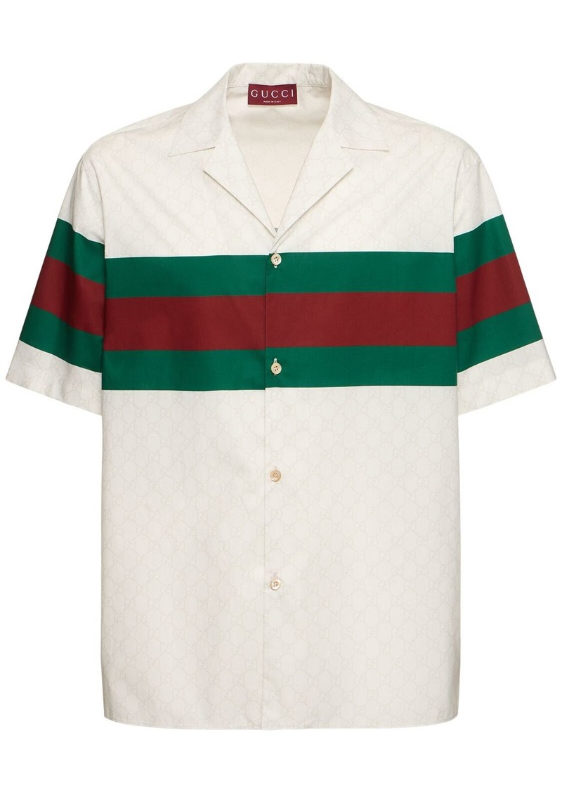 Gucci 1921 Web Cotton Shirt