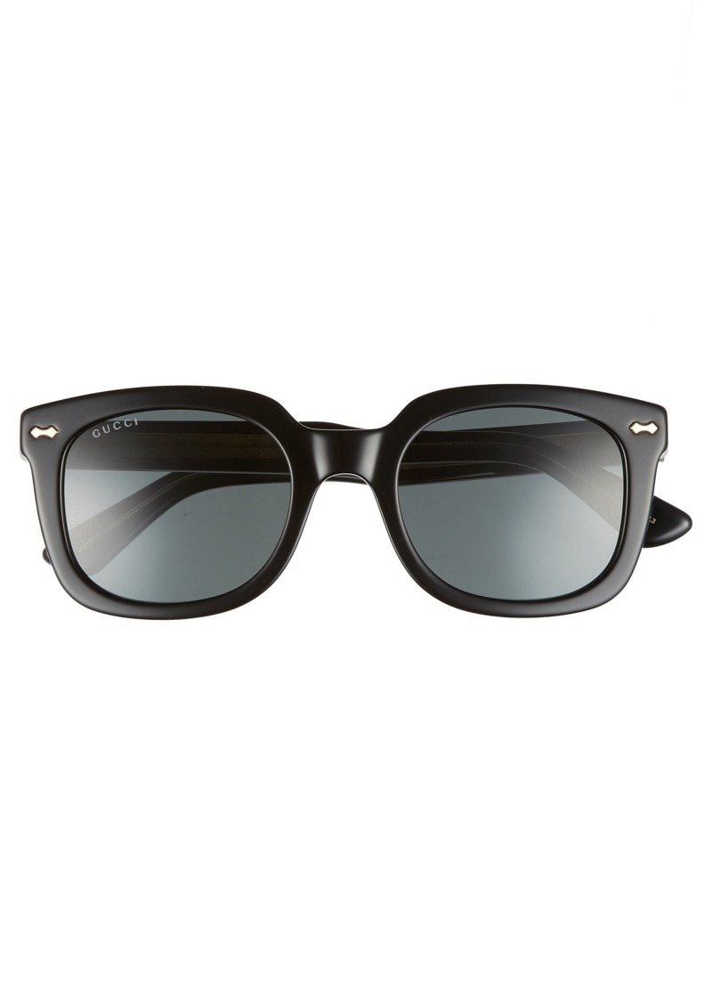 gucci 50mm square sunglasses