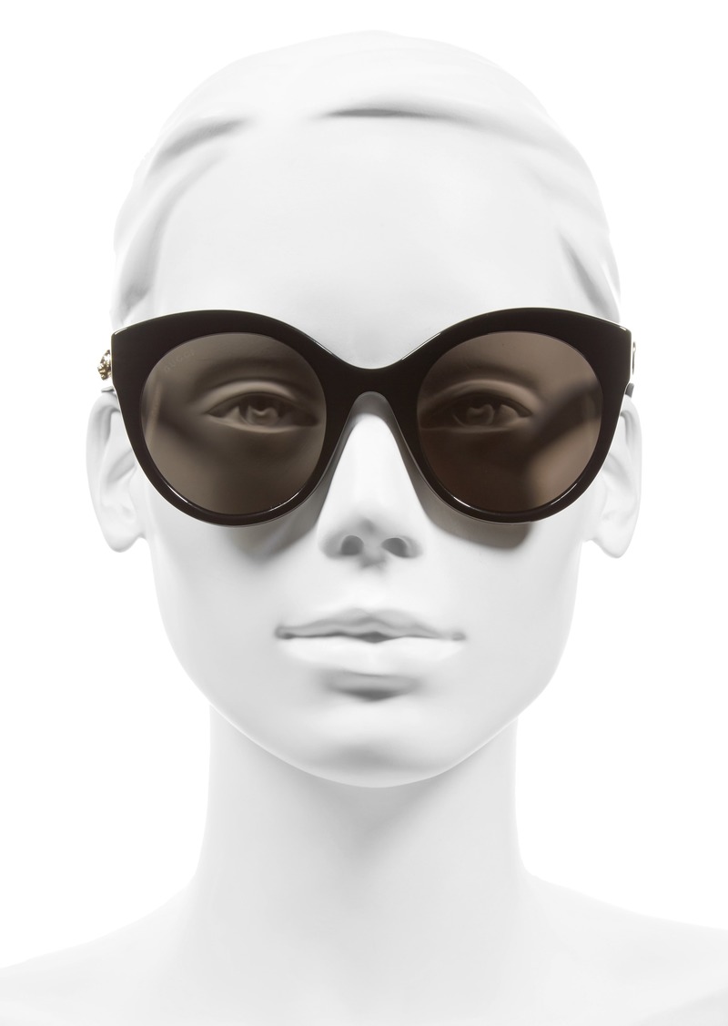 gucci 52mm cat eye sunglasses