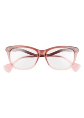 Gucci 54mm Optical Glasses in Burgundy at Nordstrom
