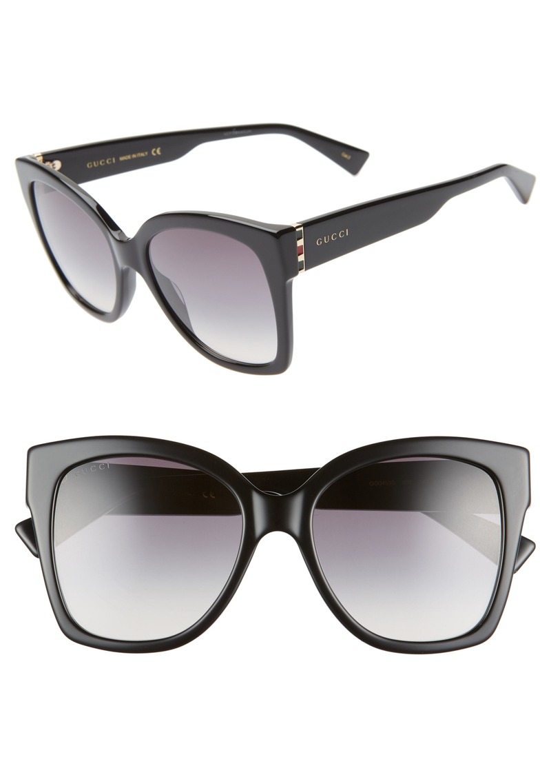 gucci 54mm square sunglasses