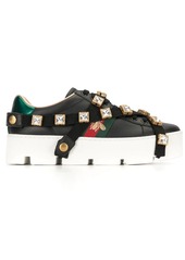 Gucci Ace embroidered platform sneakers