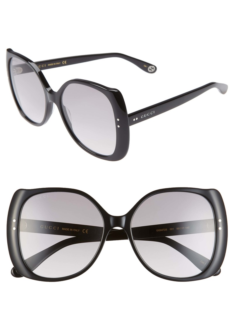 gucci 52mm clubmaster sunglasses