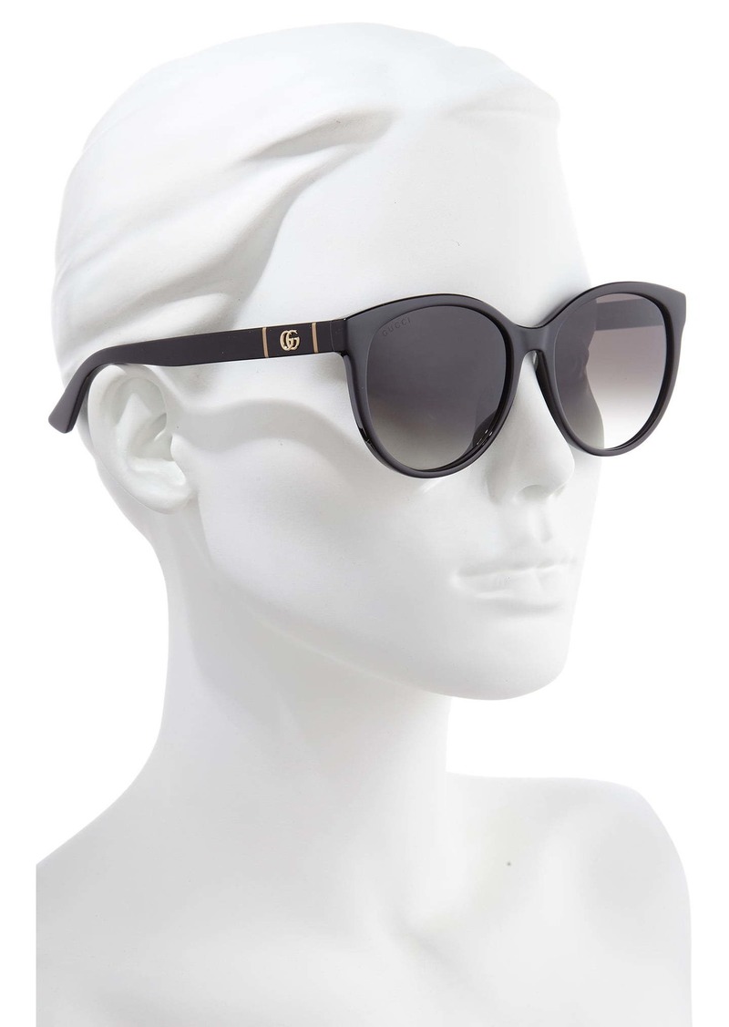 Gucci 56mm Gradient Cat Eye Sunglasses 