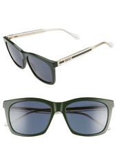 Gucci 56mm Square Sunglasses