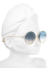 gucci 58mm gradient round sunglasses