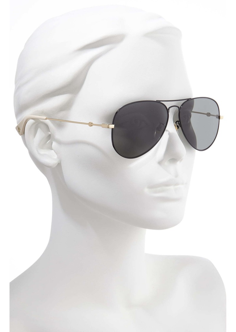 gucci 60mm aviator sunglasses