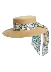 Gucci Alba Straw Hat in Rope/White at Nordstrom