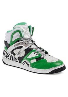 Gucci Basket High Top Sneaker in Multicolor at Nordstrom
