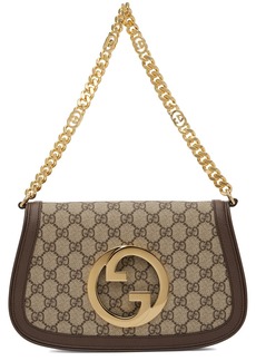Gucci Beige Interlocking G Blondie Shoulder Bag