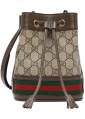 Gucci Beige Mini GG Ophidia Bucket Bag