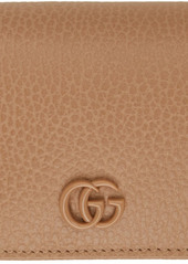 Gucci Beige Petite Marmont Card Holder