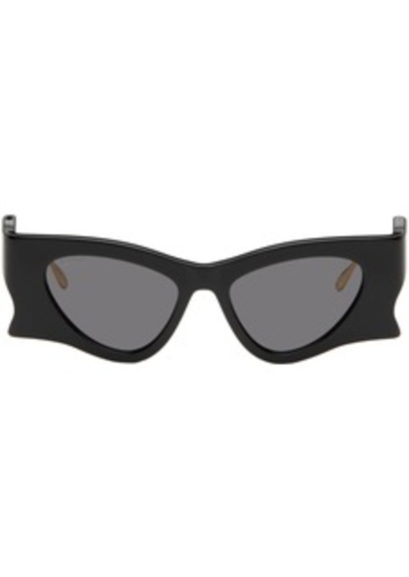 Gucci Black & Gold Cat-Eye Sunglasses