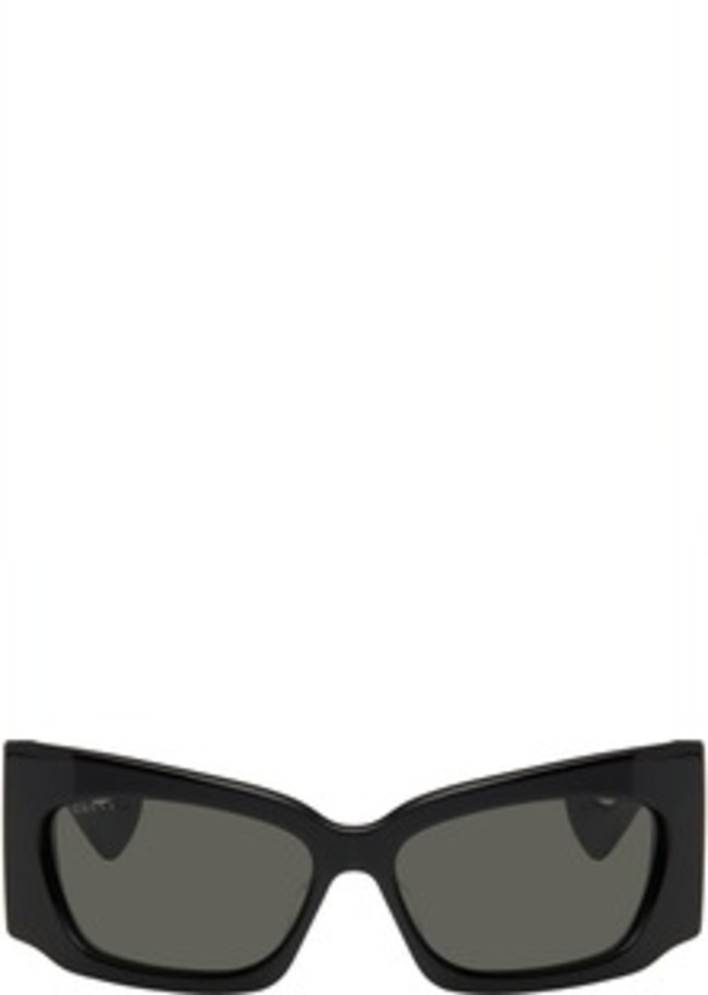 Gucci Black Geometric Sunglasses