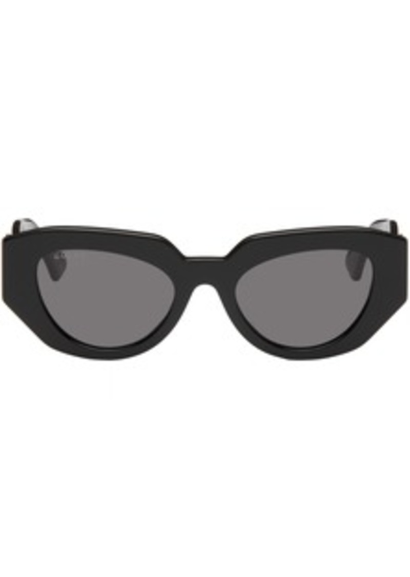 Gucci Black Geometric Sunglasses