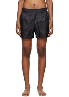 Gucci Black Jacquard GG Swim Shorts