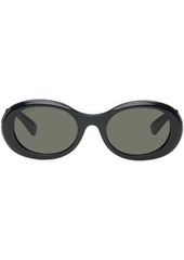 Gucci Black Oval Sunglasses