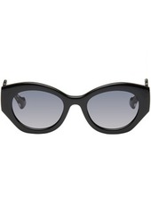 Gucci Black Oval Sunglasses