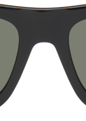 Gucci Black Oval Sunglasses