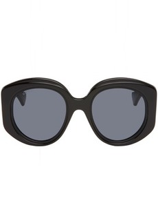 Gucci Black Oversized Round Sunglasses