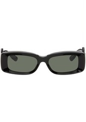 Gucci Black Rectangular Sunglasses