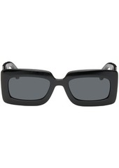 Gucci Black Rectangular Sunglasses