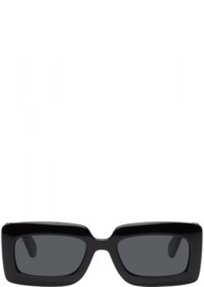 Gucci Black Rectangular Sunglasses