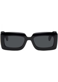 Gucci Black Thick Rectangular Injection Sunglasses