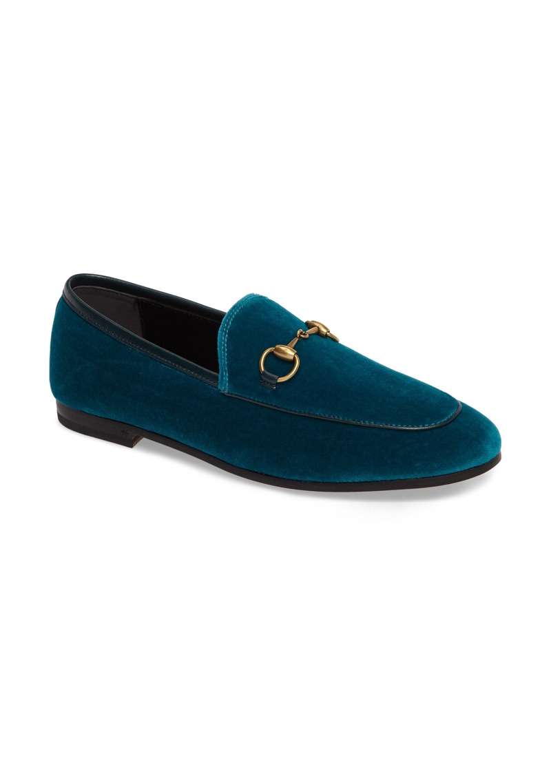 velvet gucci shoes