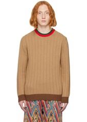 Gucci Brown Camel Hair Sweater