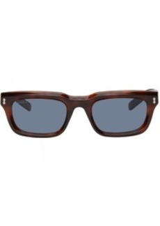 Gucci Brown Rectangular Frame Sunglasses