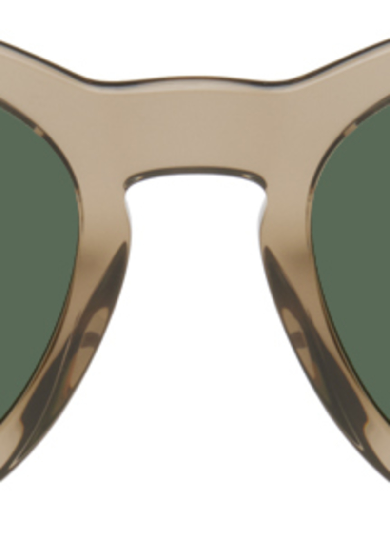 Gucci Brown Round-Frame Sunglasses