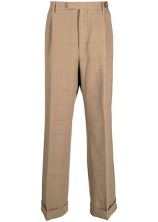 GUCCI Checked wool trousers