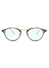 Gucci Detachable-lens round acetate sunglasses