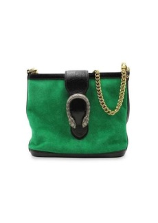 Gucci Dionysus Bucket Bag In Green Suede