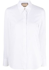 GUCCI Embroidered cotton shirt