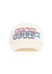 Gucci Embroidery Cotton Baseball Cap