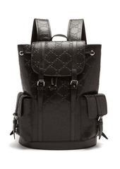 Gucci Explorer logo-embossed leather backpack