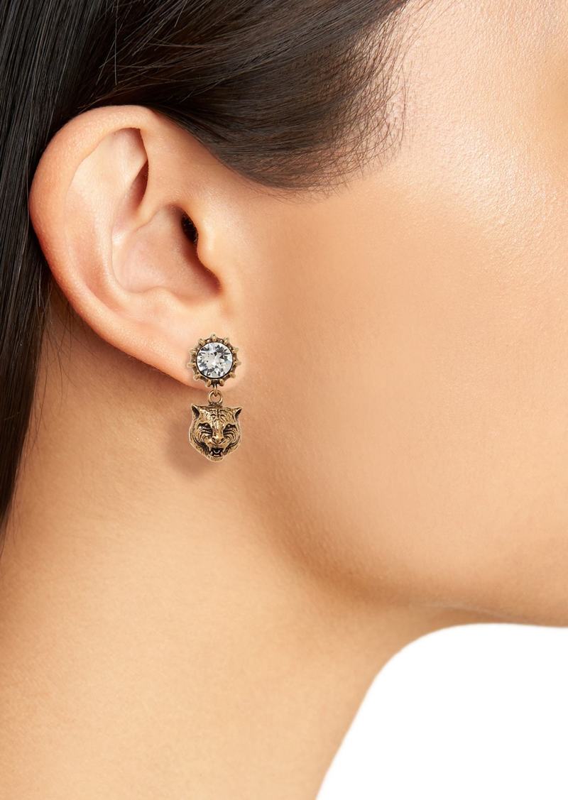 gucci tiger earrings