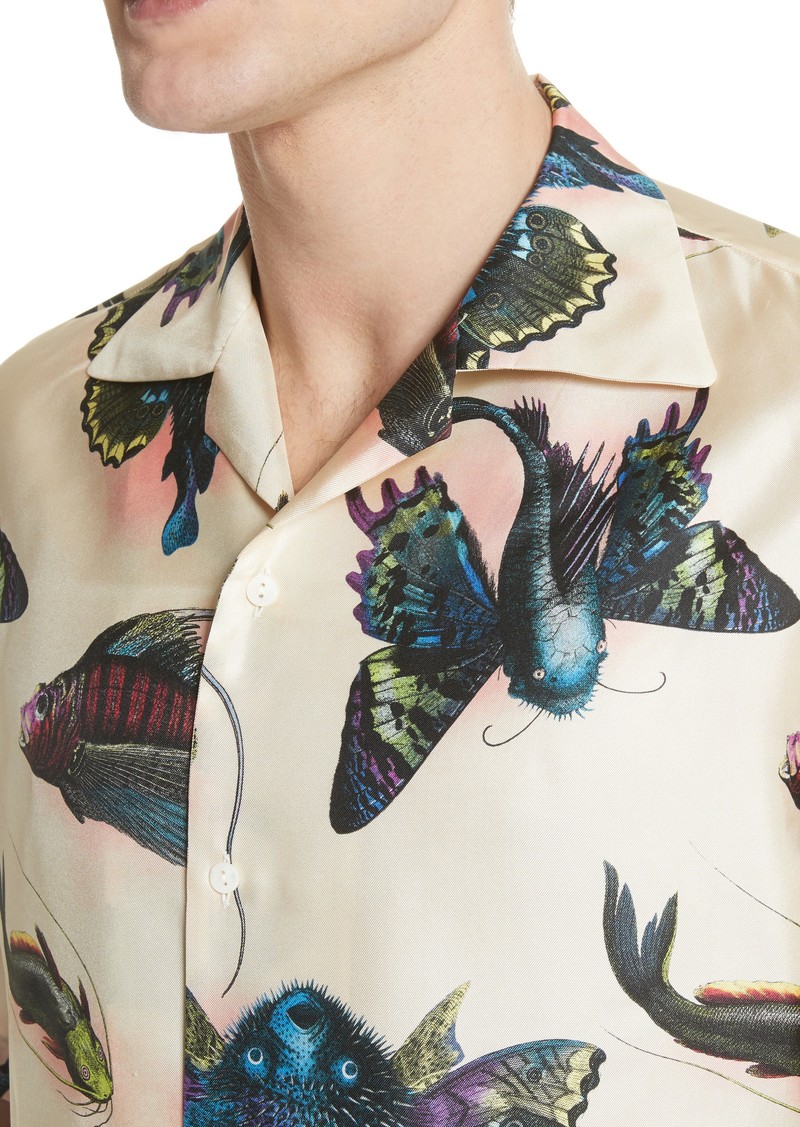 gucci fish shirt