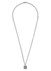 Gucci G-Cube Pendant Necklace in Silver at Nordstrom