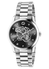 Gucci G-Timeless Tiger Bracelet Watch, 38mm