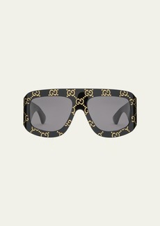 Gucci GG Acetate Shield Sunglasses