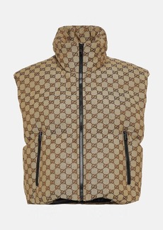 Gucci GG canvas puffer vest