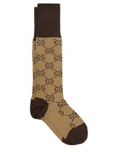 Gucci GG-intarsia cotton-blend knee-high socks