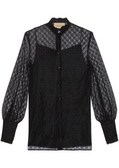 GUCCI GG lace shirt