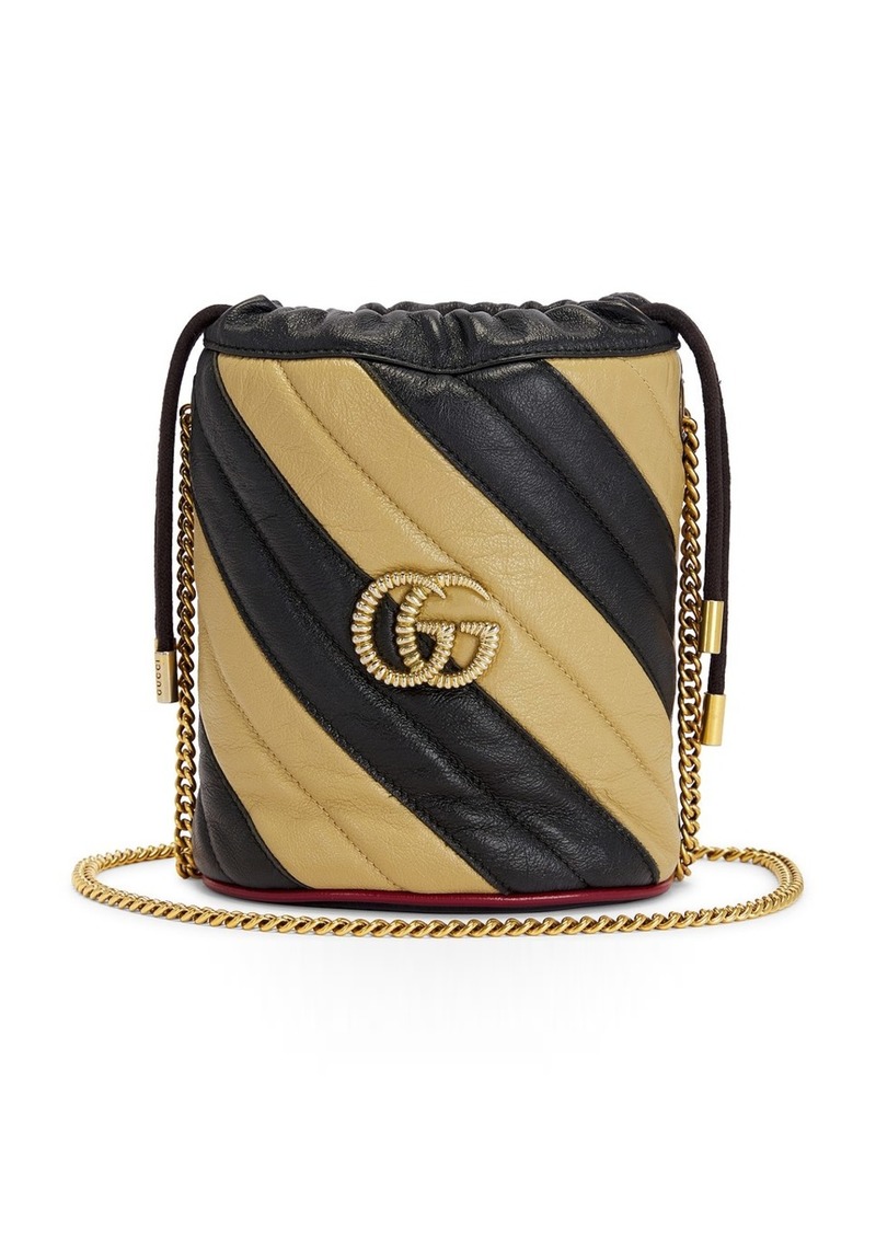 Gucci Azalea GG Marmont Bucket Bag